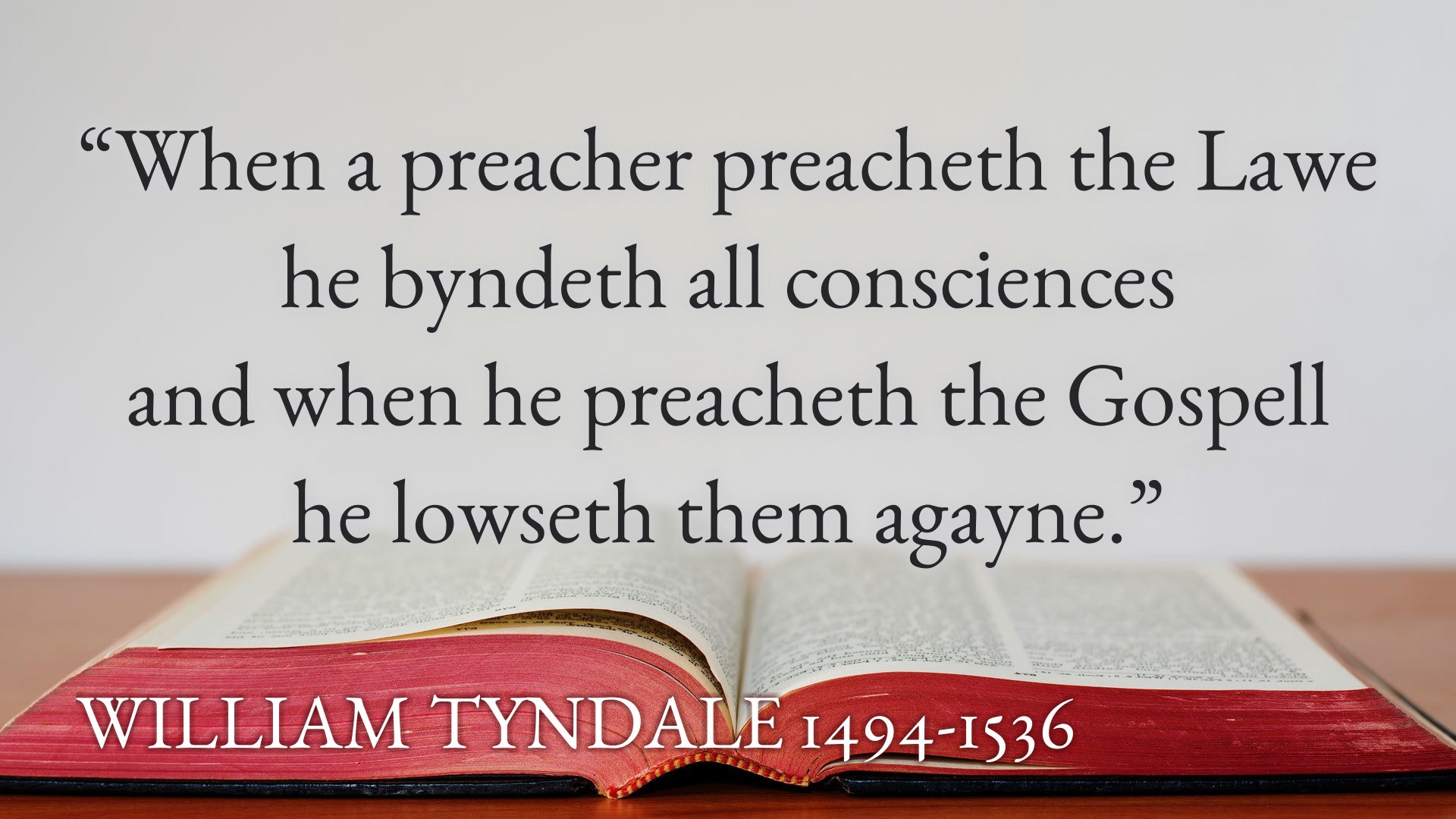 Tyndale on Law